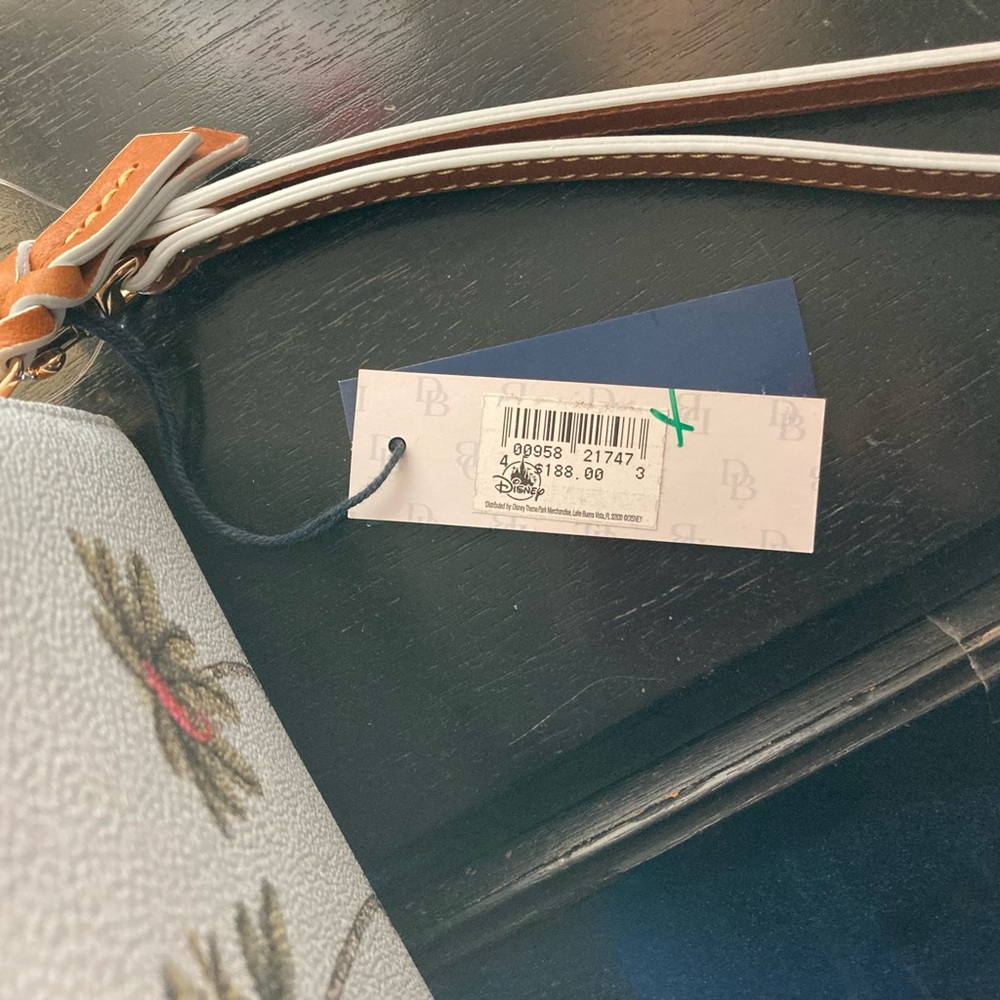 Dooney and Bourke Disney Leather Light Blue Wristlet Wallet - Picture 8 of 9
